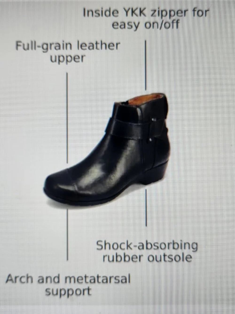 TAOS Black Leather 